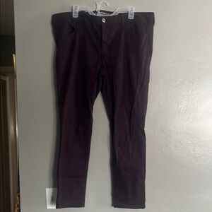 American Eagle Outfitters Purple Jeggings with Matte Finish